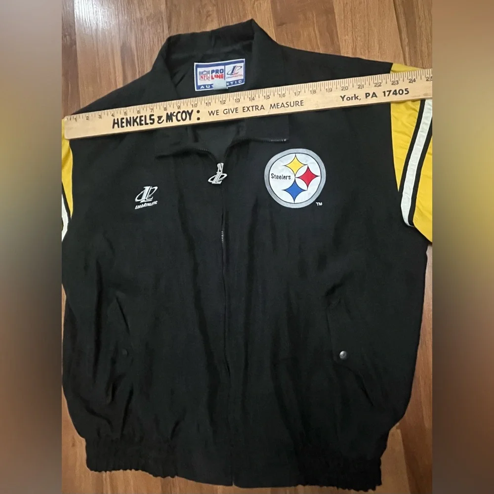 1990s Vintage  Pro Line Mens NFL Pittsburgh Steelers Jacket Large